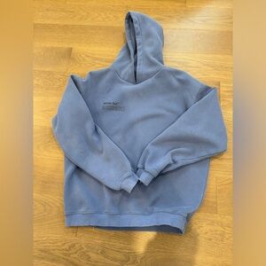 Blue white fox hoodie